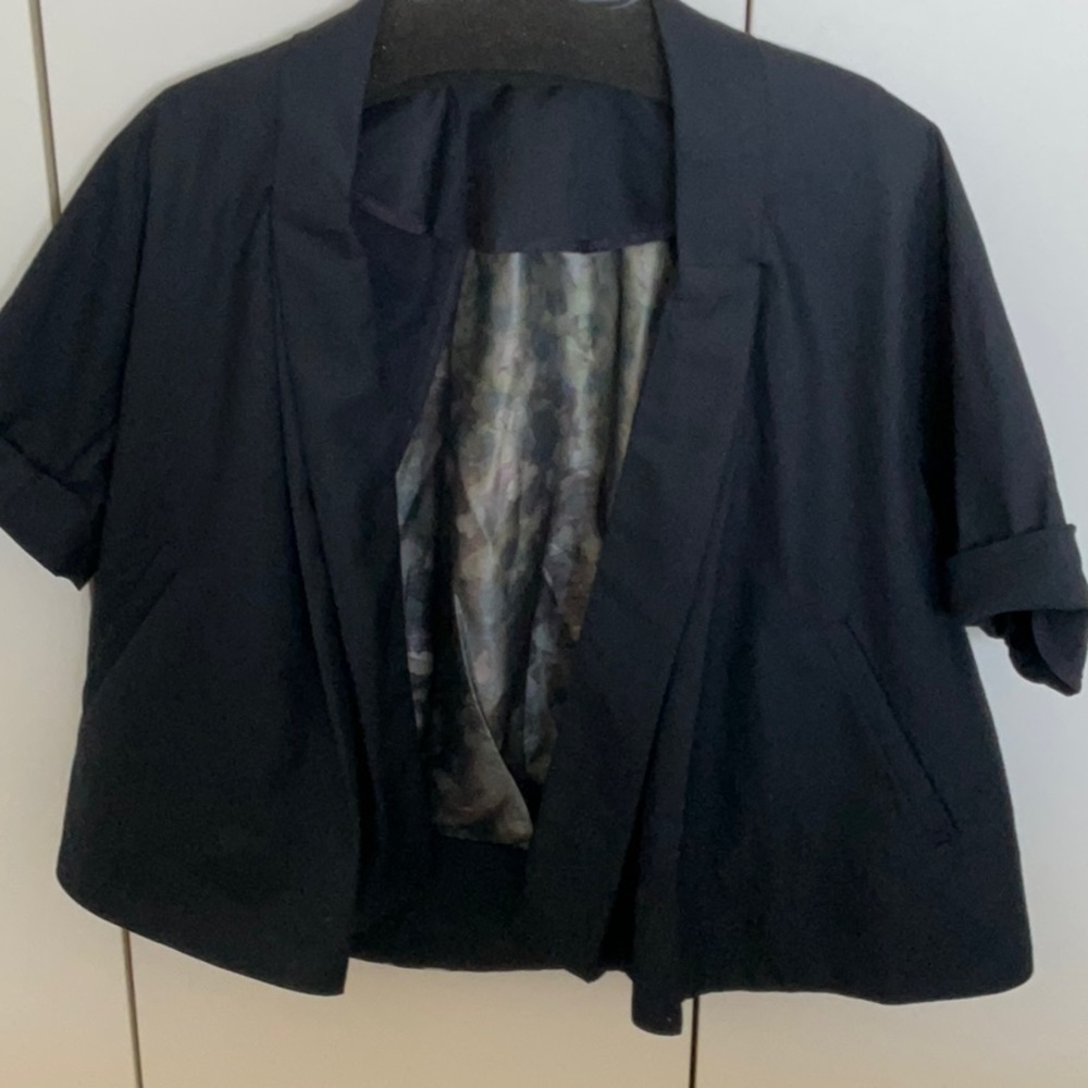 Anthropologie open crop jacket